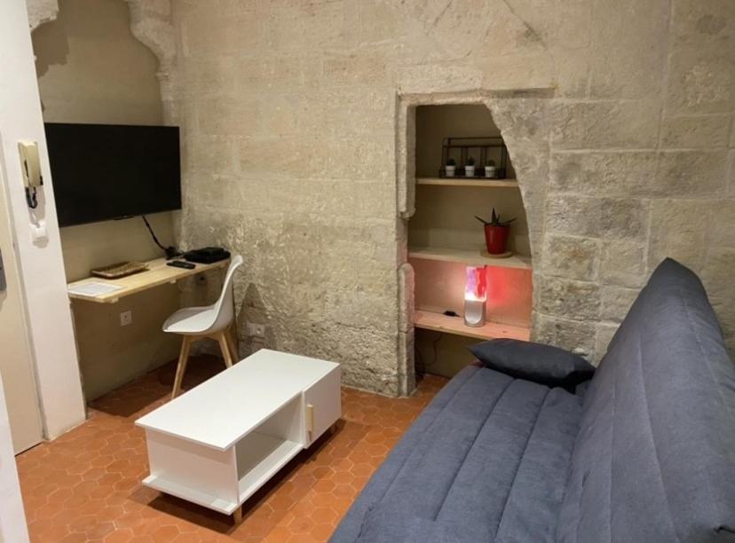Studio Avec Grande Cour Et Bassin 亞維農 外观 照片